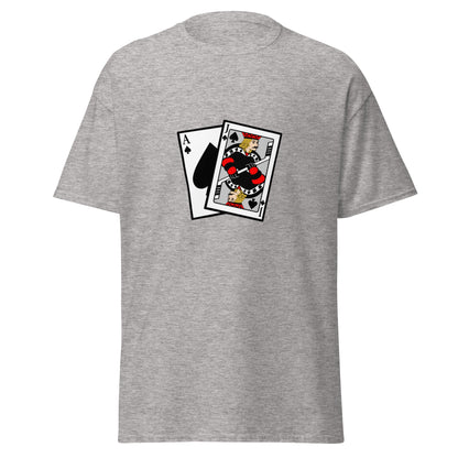 Classic | T-Shirt | Blackjack’s Roller Hockey | Royal Spade Crest Logo