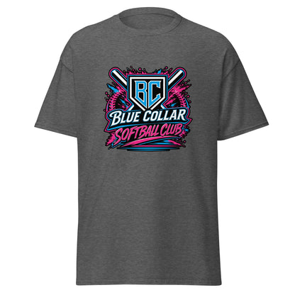 Classic | T-Shirt | Blue Collar Softball 2034 | Athletics Logo