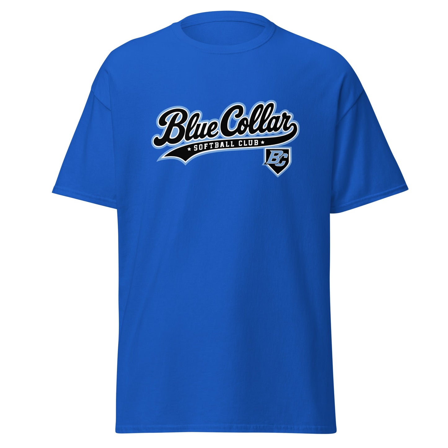 Classic | T-Shirt | Blue Collar Softball 2034 | Foundry Logo
