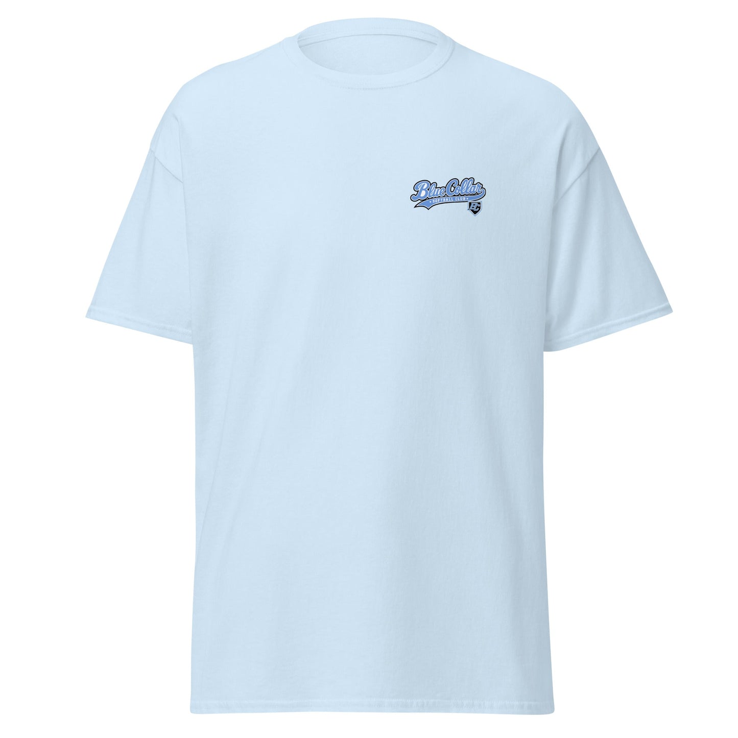 Classic | T-Shirt | Blue Collar Softball 2034 | Ironclad Logo