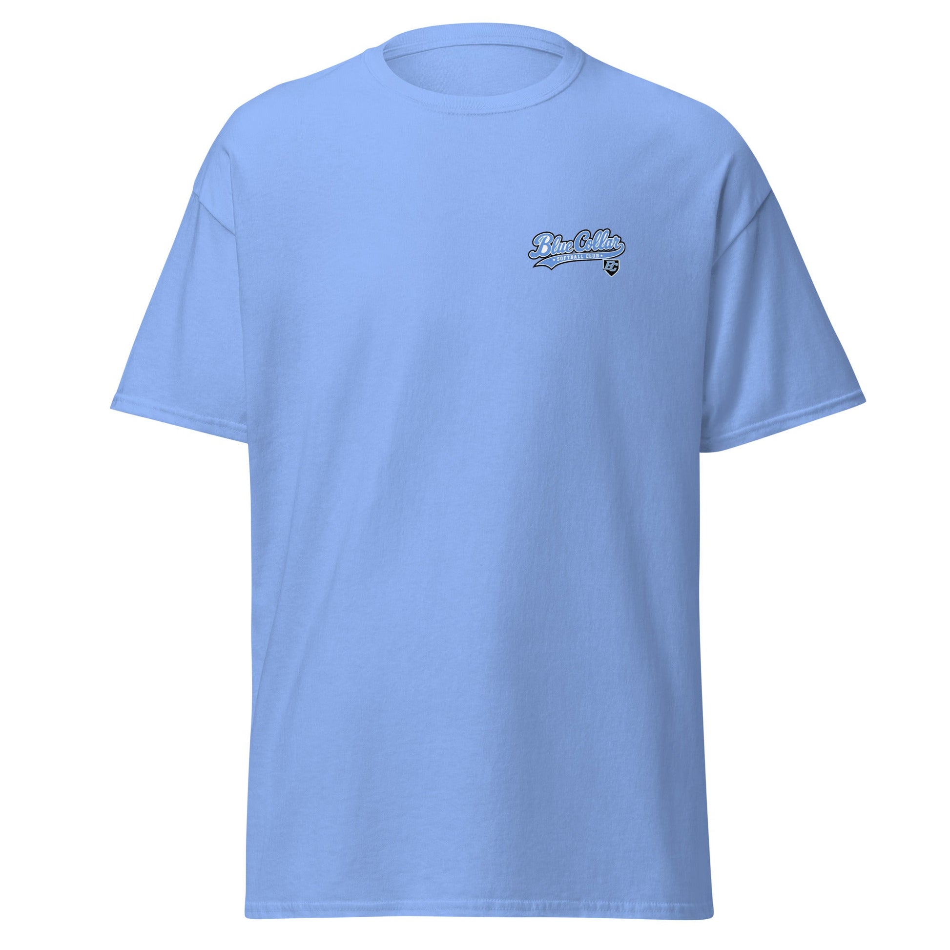 Classic | T-Shirt | Blue Collar Softball 2034 | Ironclad Logo