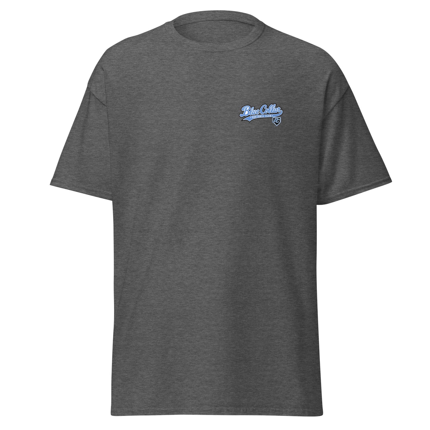 Classic | T-Shirt | Blue Collar Softball 2034 | Ironclad Logo