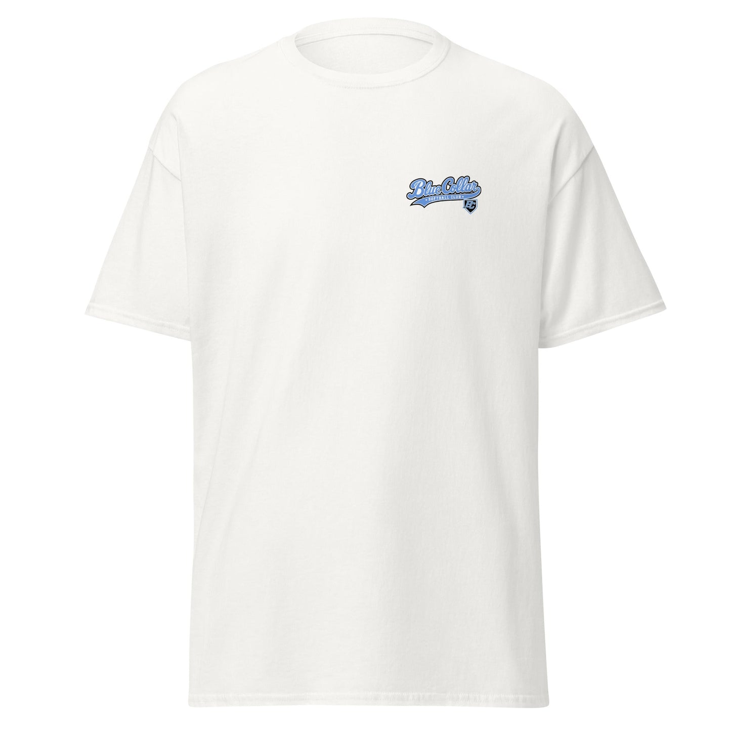Classic | T-Shirt | Blue Collar Softball 2034 | Ironclad Logo