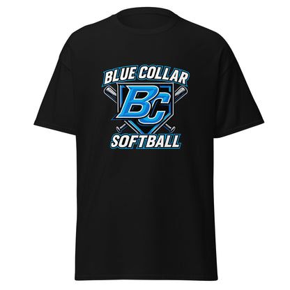 Classic | T-Shirt | Blue Collar Softball 2034 | Shield Logo