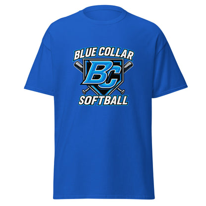 Classic | T-Shirt | Blue Collar Softball 2034 | Shield Logo