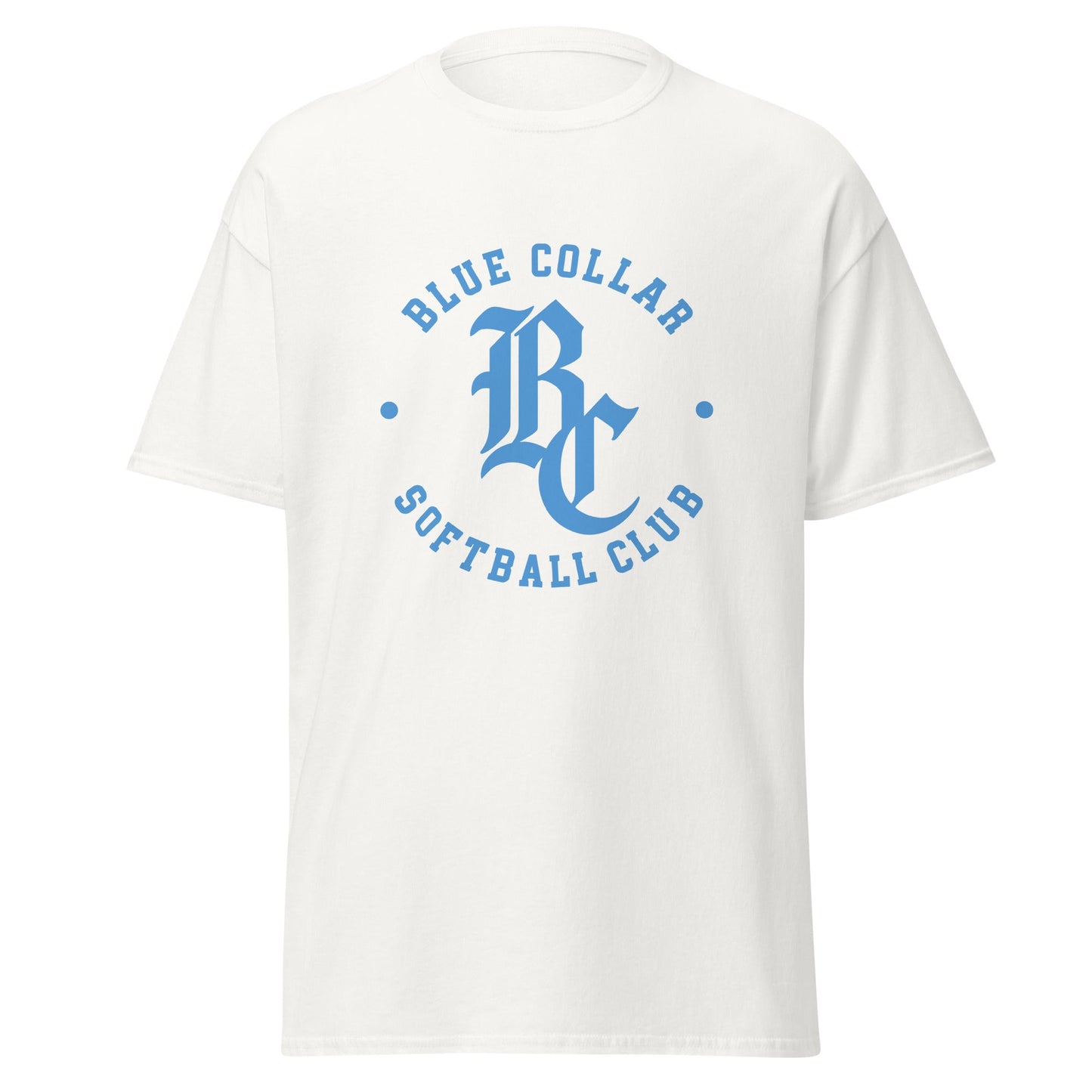 Classic | T-Shirt | Blue Collar Softball 2034 | Varsity Logo