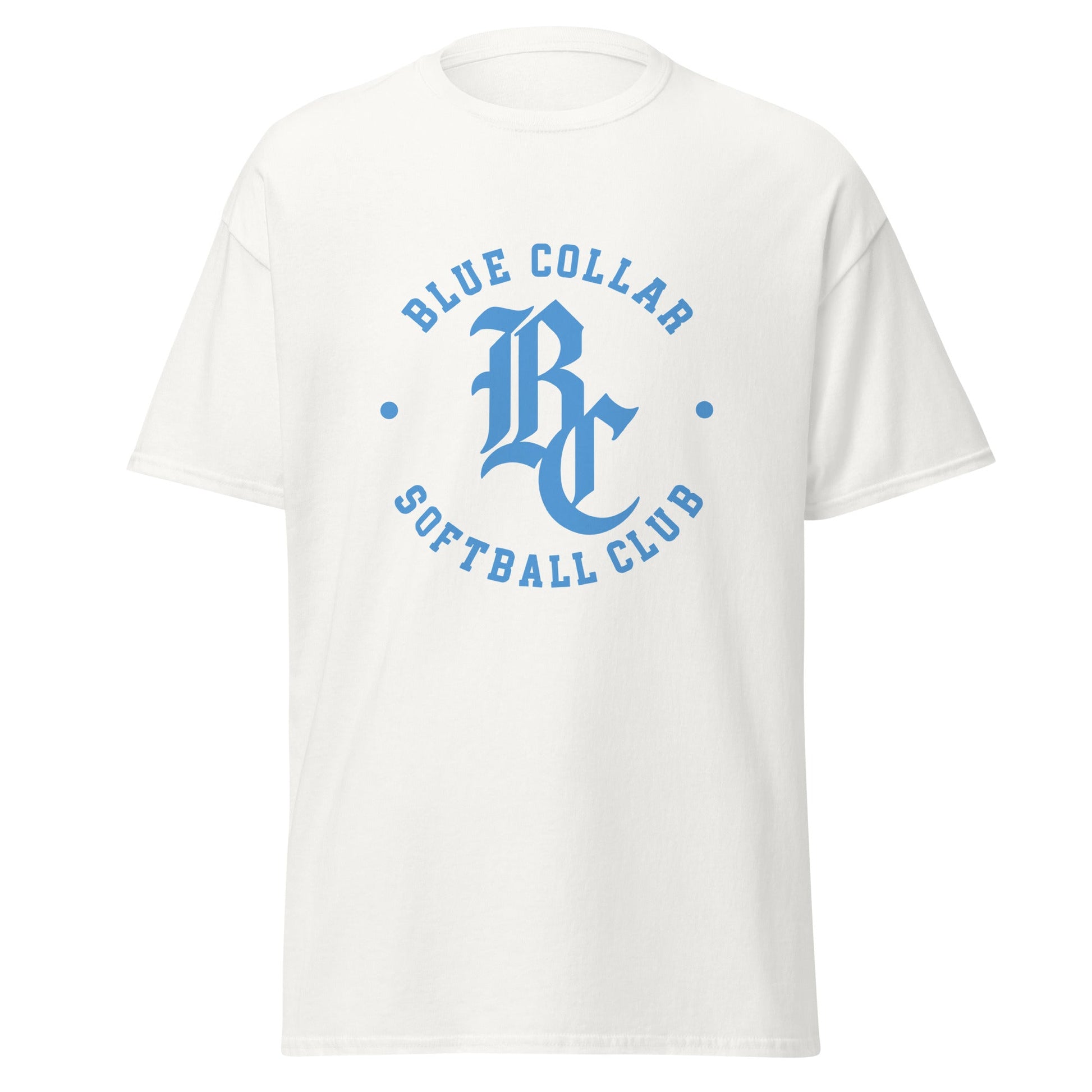 Classic | T-Shirt | Blue Collar Softball 2034 | Varsity Logo