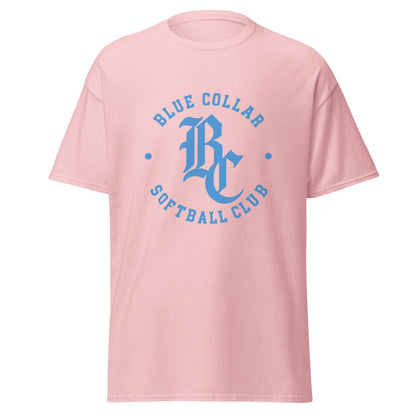 Classic | T-Shirt | Blue Collar Softball 2034 | Varsity Logo
