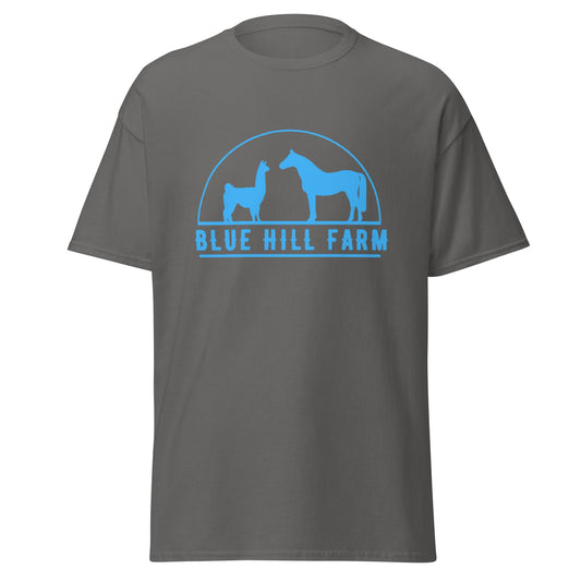Classic | T-Shirt | Blue Hill Farm | Emblem Logo