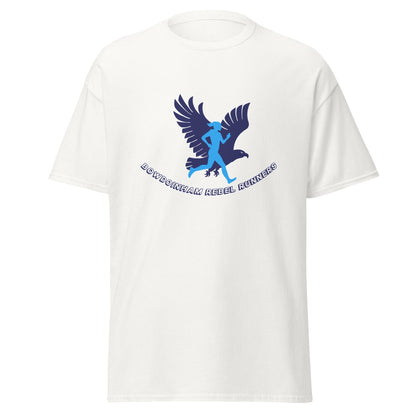 Classic | T-Shirt | Bowdoinham Rebel Runners | Aerial Runner Emblem Logo