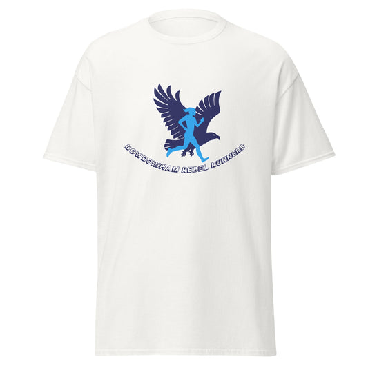 Classic | T-Shirt | Bowdoinham Rebel Runners | Aerial Runner Emblem Logo