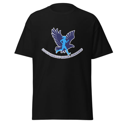 Classic | T-Shirt | Bowdoinham Rebel Runners | Aerial Runner Emblem Logo