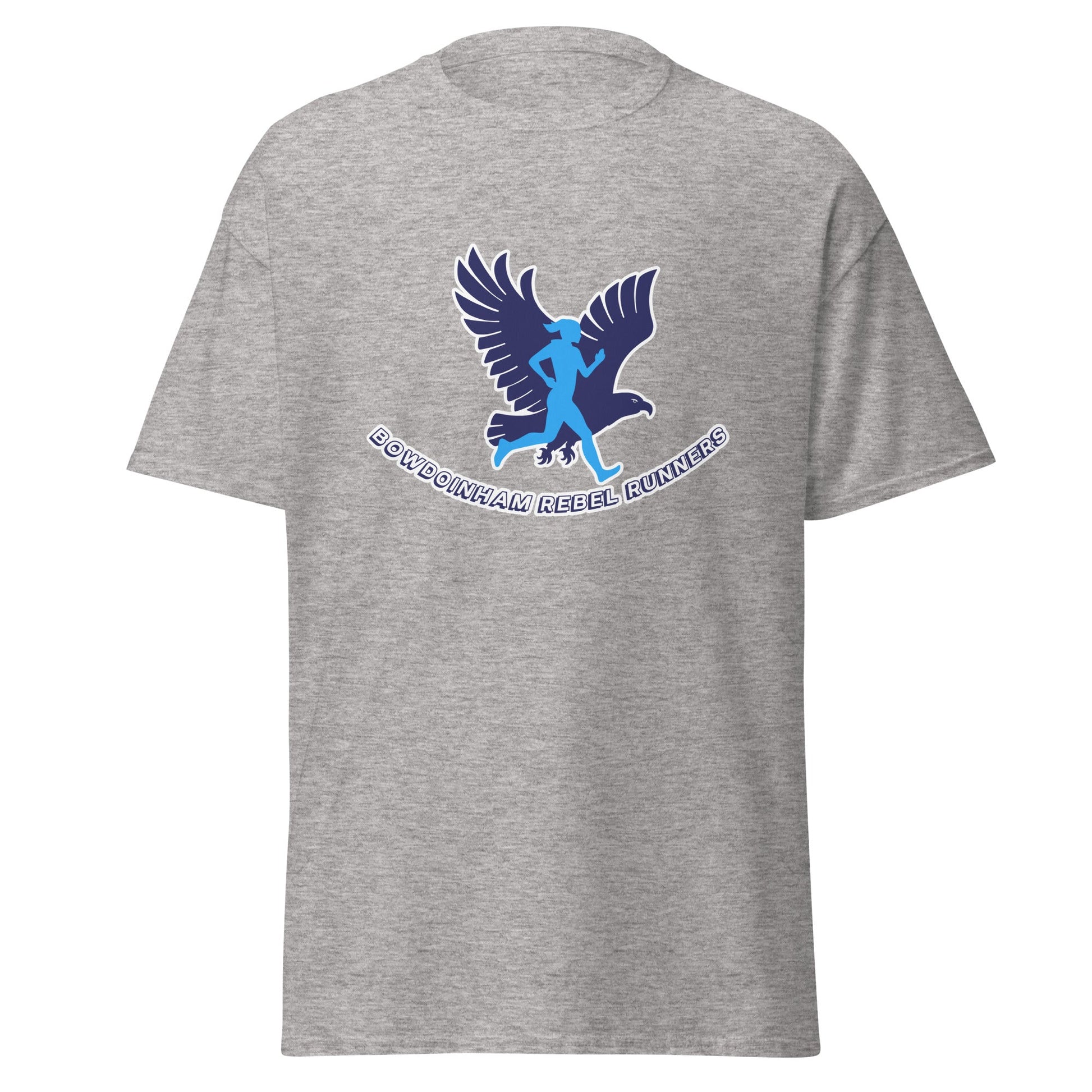 Classic | T-Shirt | Bowdoinham Rebel Runners | Aerial Runner Emblem Logo