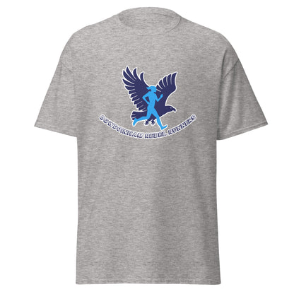 Classic | T-Shirt | Bowdoinham Rebel Runners | Aerial Runner Emblem Logo
