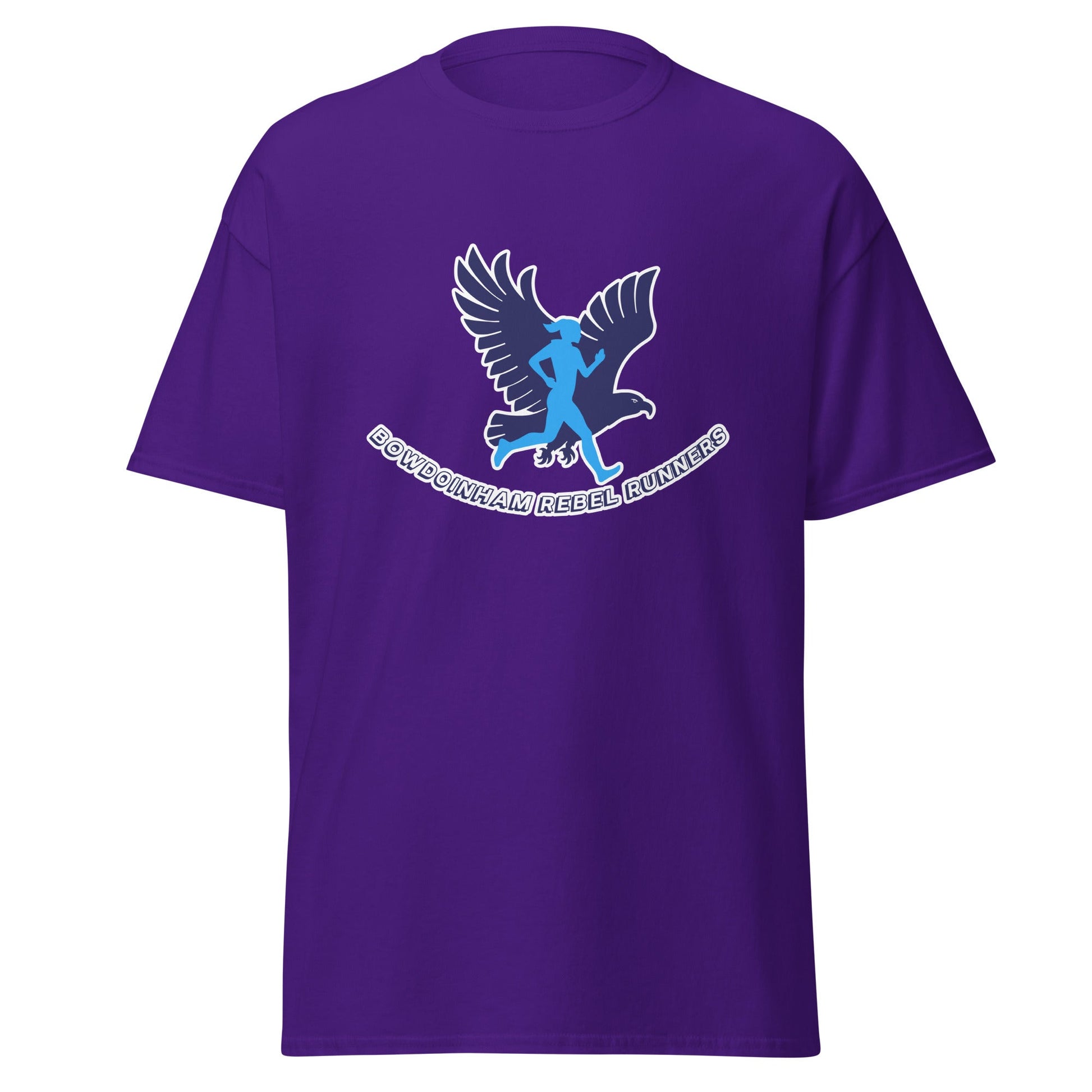 Classic | T-Shirt | Bowdoinham Rebel Runners | Aerial Runner Emblem Logo