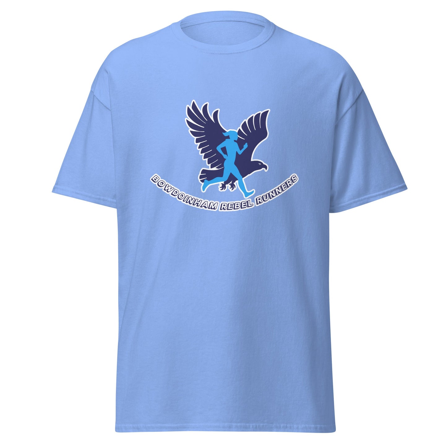 Classic | T-Shirt | Bowdoinham Rebel Runners | Aerial Runner Emblem Logo