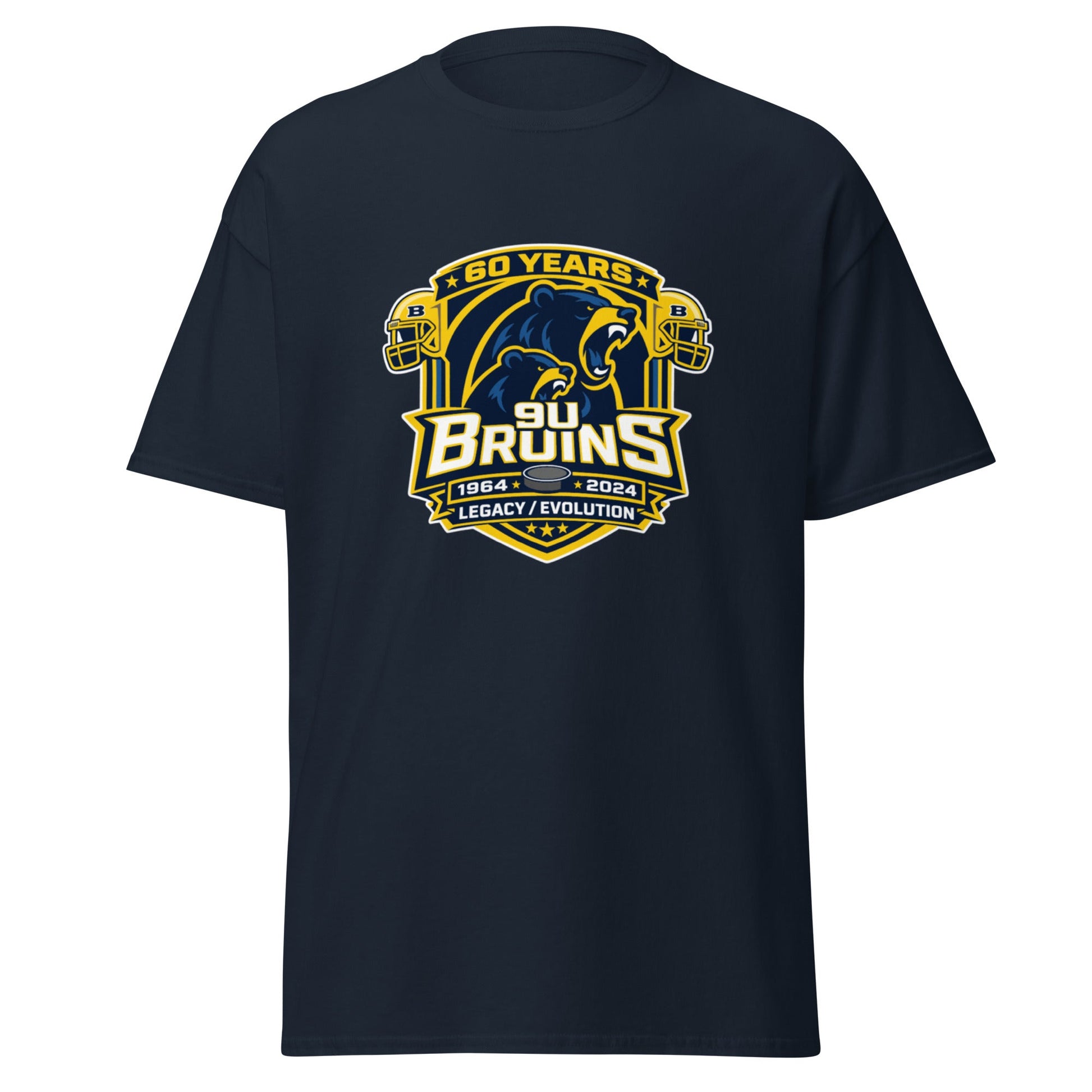 Classic | T-Shirt | Bruins The Evolution | Legacy Crest Logo