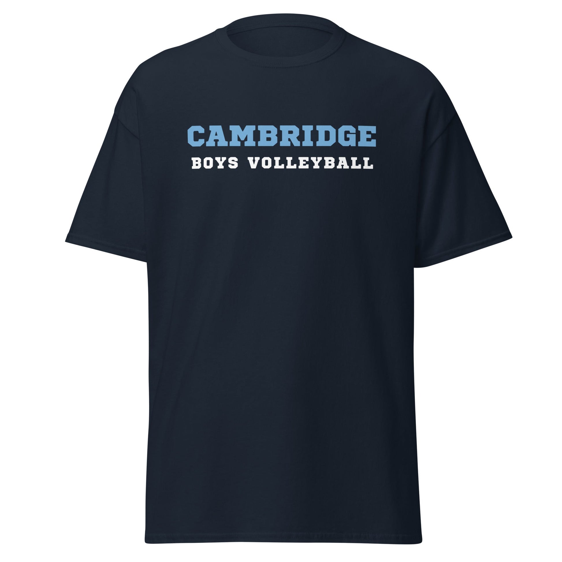 Classic | T-Shirt | Cambridge Volleyball | Block Script Logo