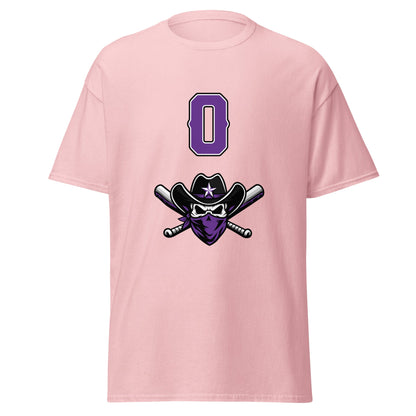 Classic | T-Shirt | Carolina Outlaws Baseball | Purple Renegades Logo