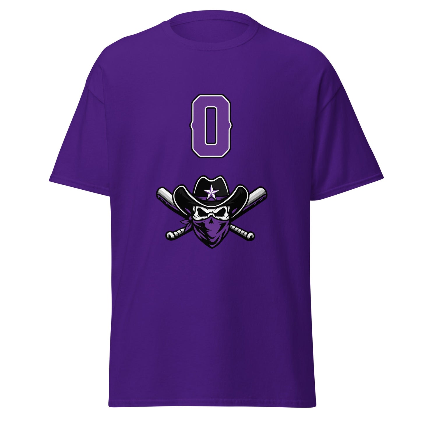 Classic | T-Shirt | Carolina Outlaws Baseball | Purple Renegades Logo