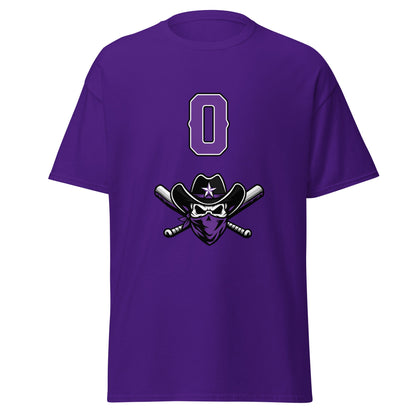 Classic | T-Shirt | Carolina Outlaws Baseball | Purple Renegades Logo