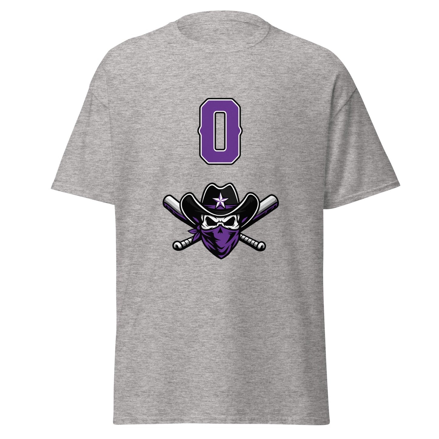 Classic | T-Shirt | Carolina Outlaws Baseball | Purple Renegades Logo