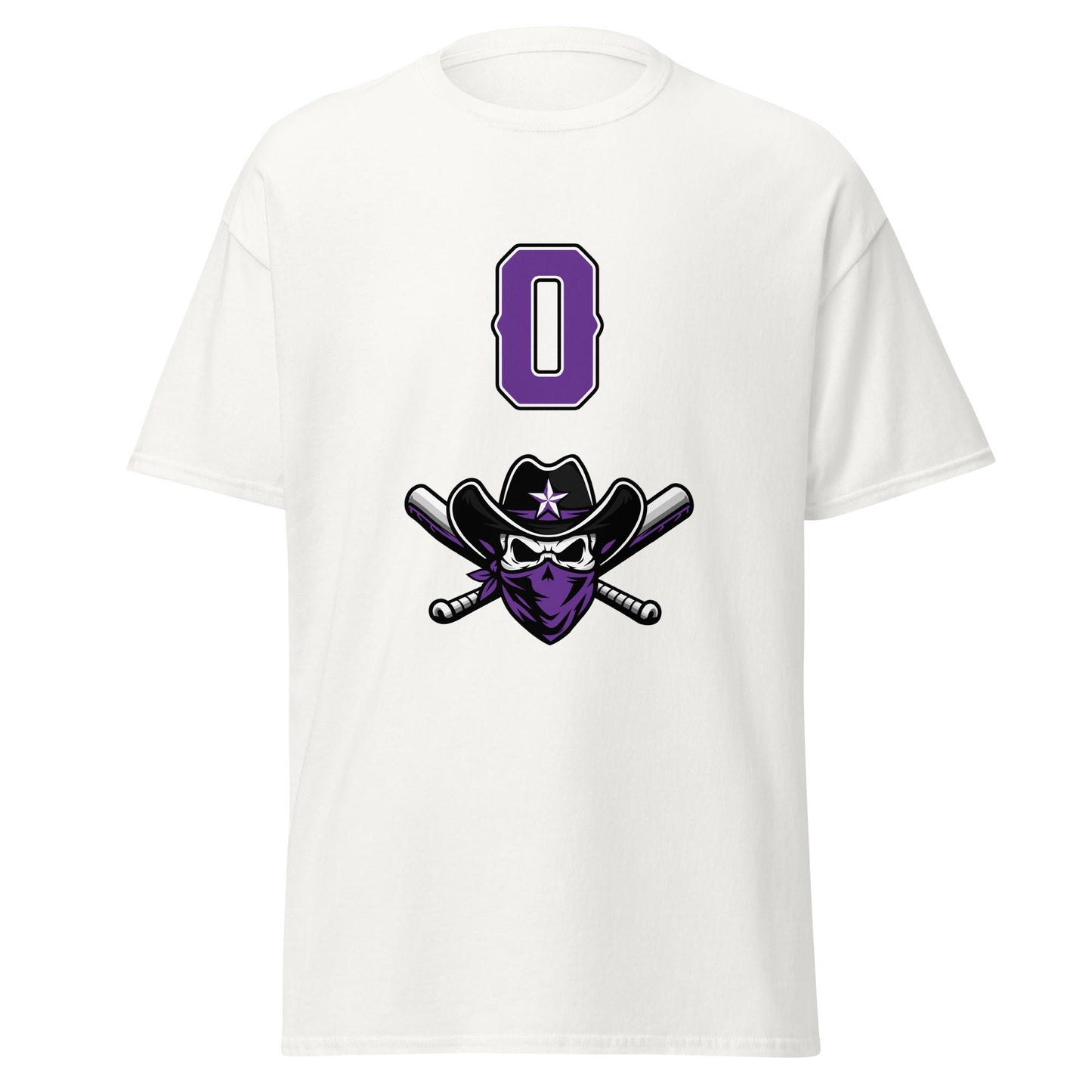Classic | T-Shirt | Carolina Outlaws Baseball | Purple Renegades Logo