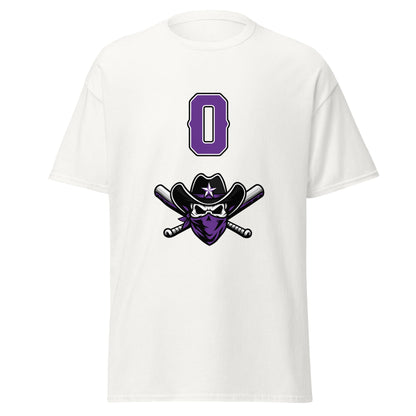 Classic | T-Shirt | Carolina Outlaws Baseball | Purple Renegades Logo
