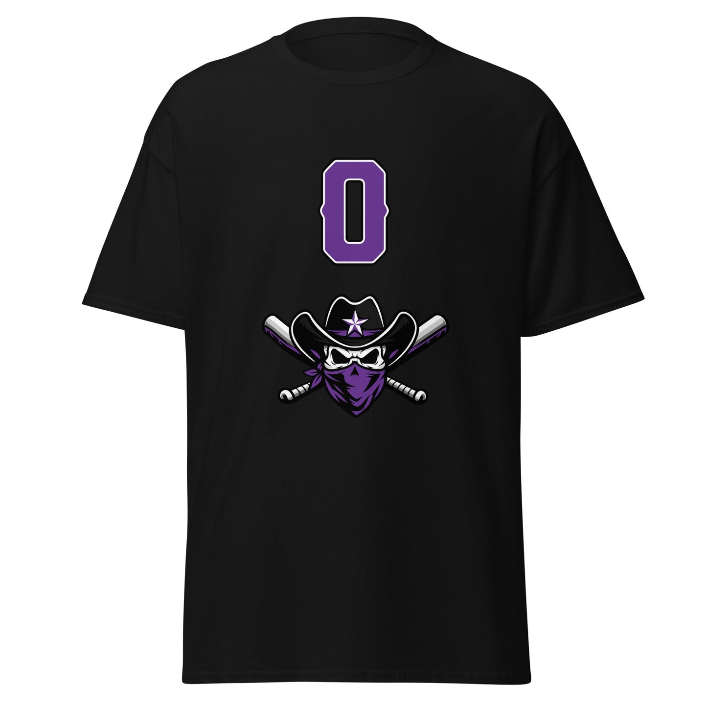Classic | T-Shirt | Carolina Outlaws Baseball | Purple Renegades Logo