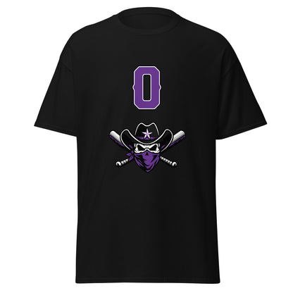Classic | T-Shirt | Carolina Outlaws Baseball | Purple Renegades Logo