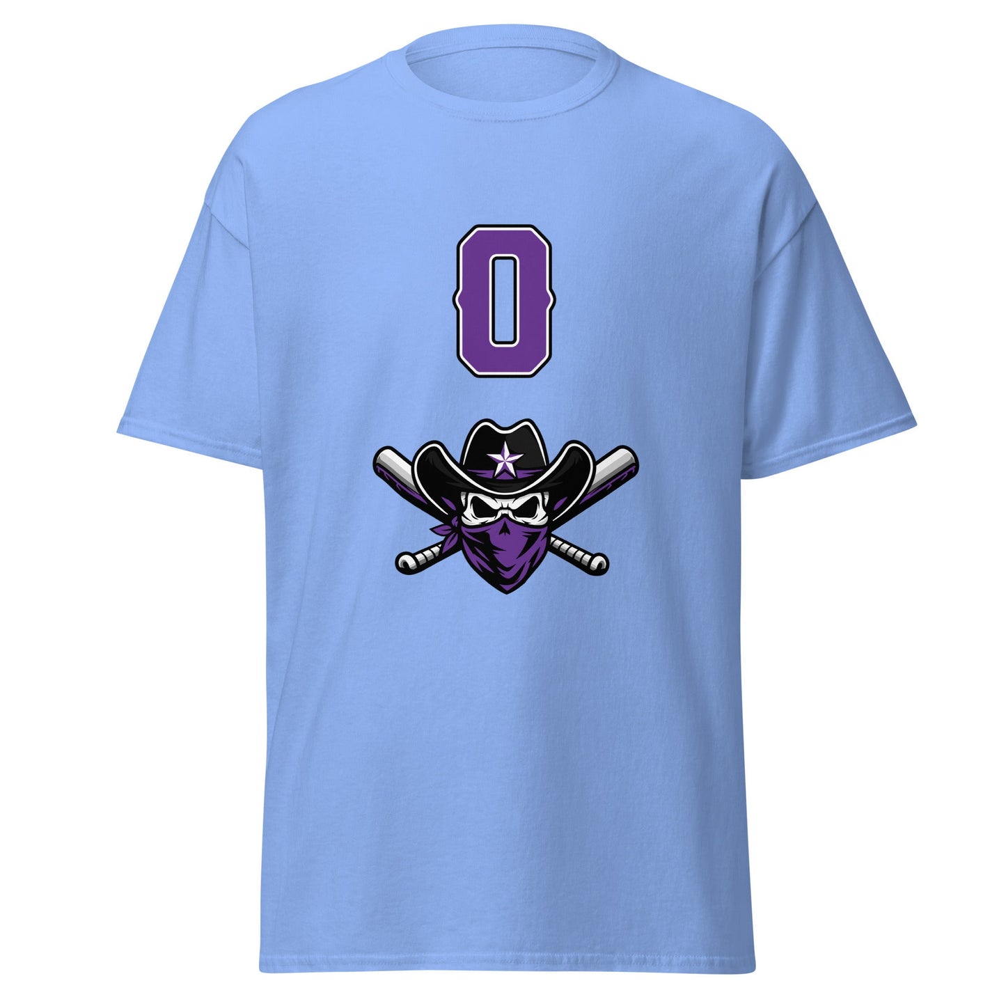 Classic | T-Shirt | Carolina Outlaws Baseball | Purple Renegades Logo