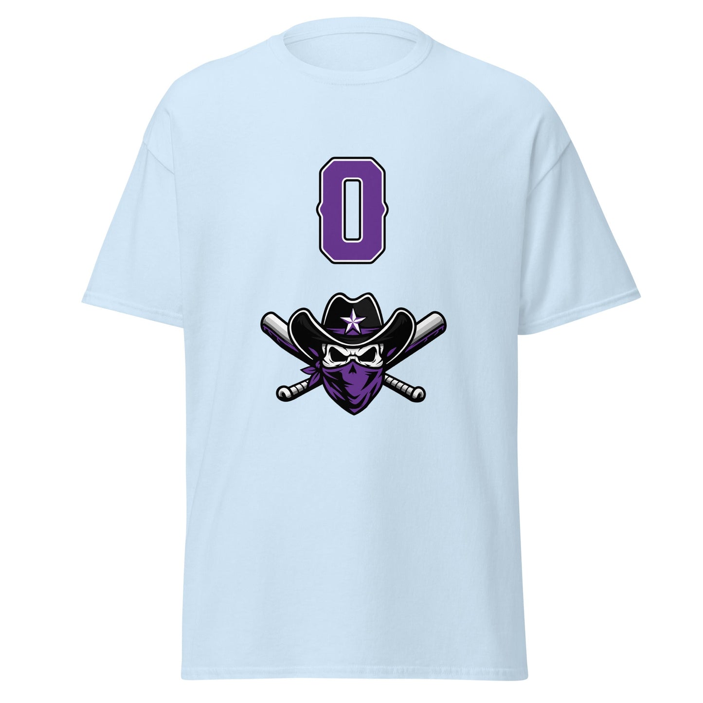Classic | T-Shirt | Carolina Outlaws Baseball | Purple Renegades Logo
