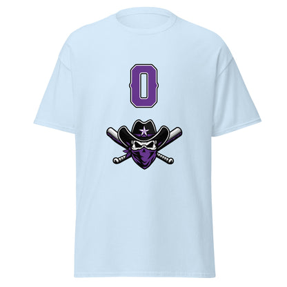 Classic | T-Shirt | Carolina Outlaws Baseball | Purple Renegades Logo