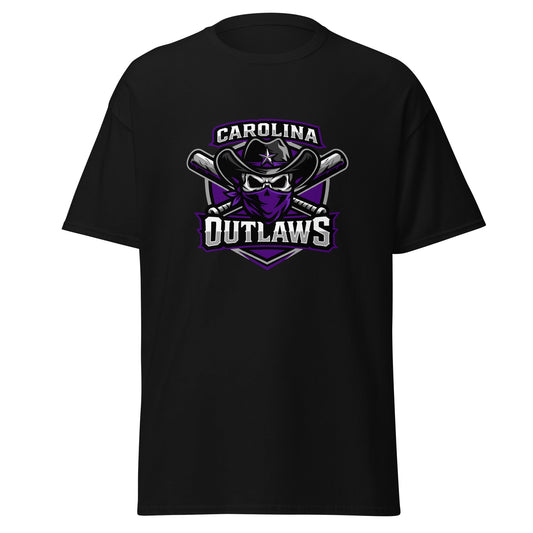 Classic | T-Shirt | Carolina Outlaws Baseball | Shield Logo