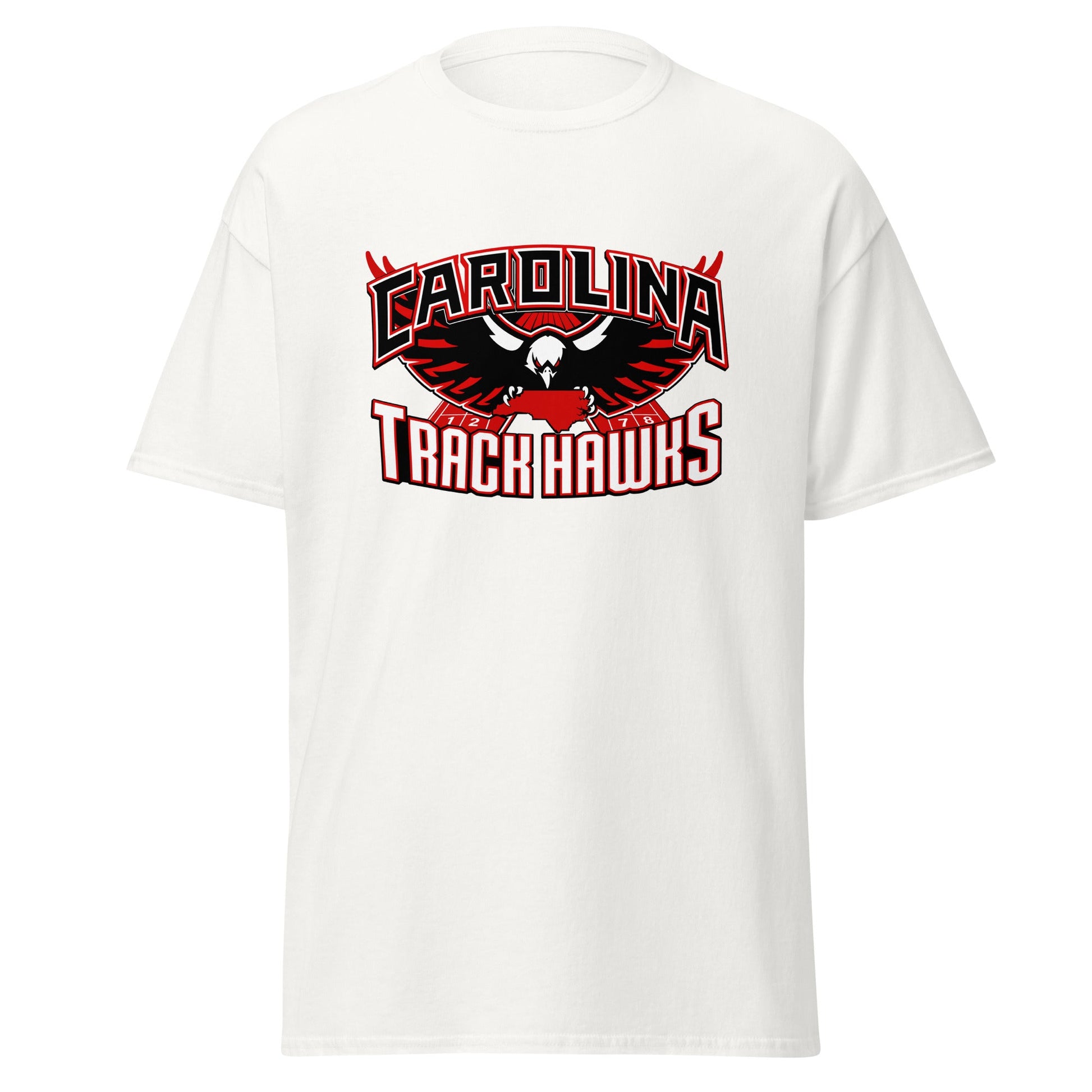 Classic | T-Shirt | Carolina track Hawks | Emblem Logo