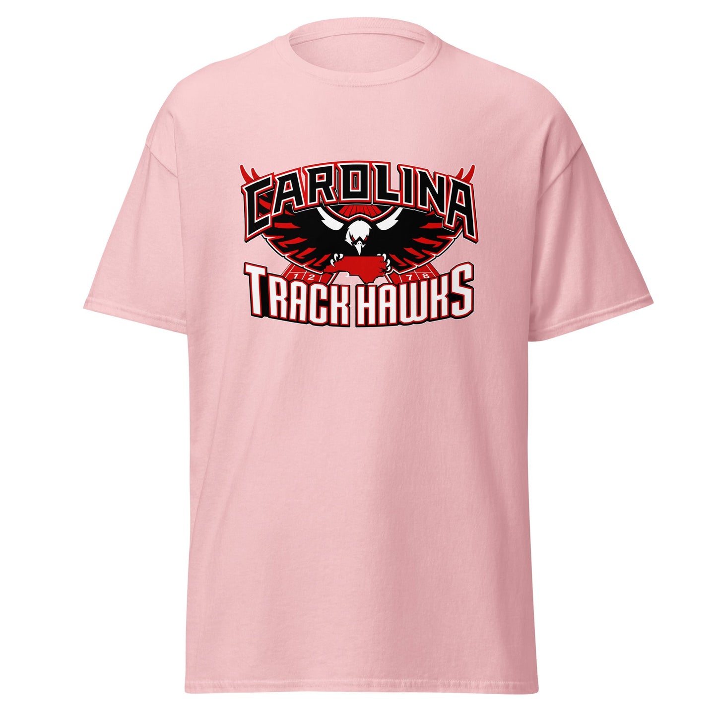 Classic | T-Shirt | Carolina track Hawks | Emblem Logo