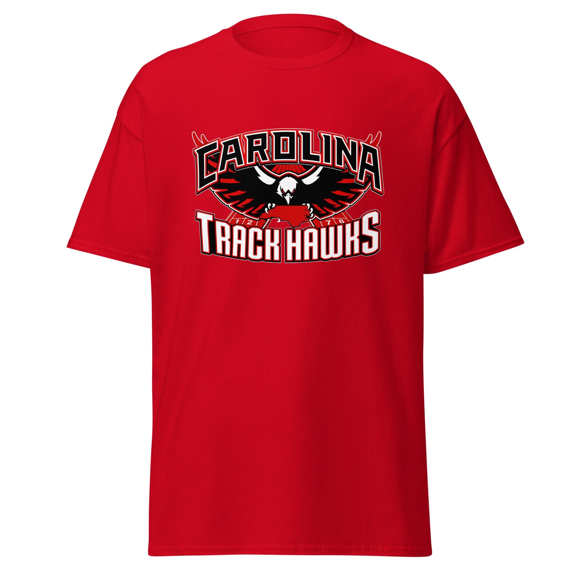 Classic | T-Shirt | Carolina track Hawks | Emblem Logo
