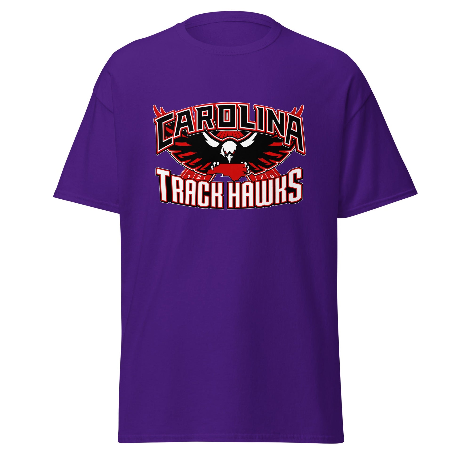 Classic | T-Shirt | Carolina track Hawks | Emblem Logo