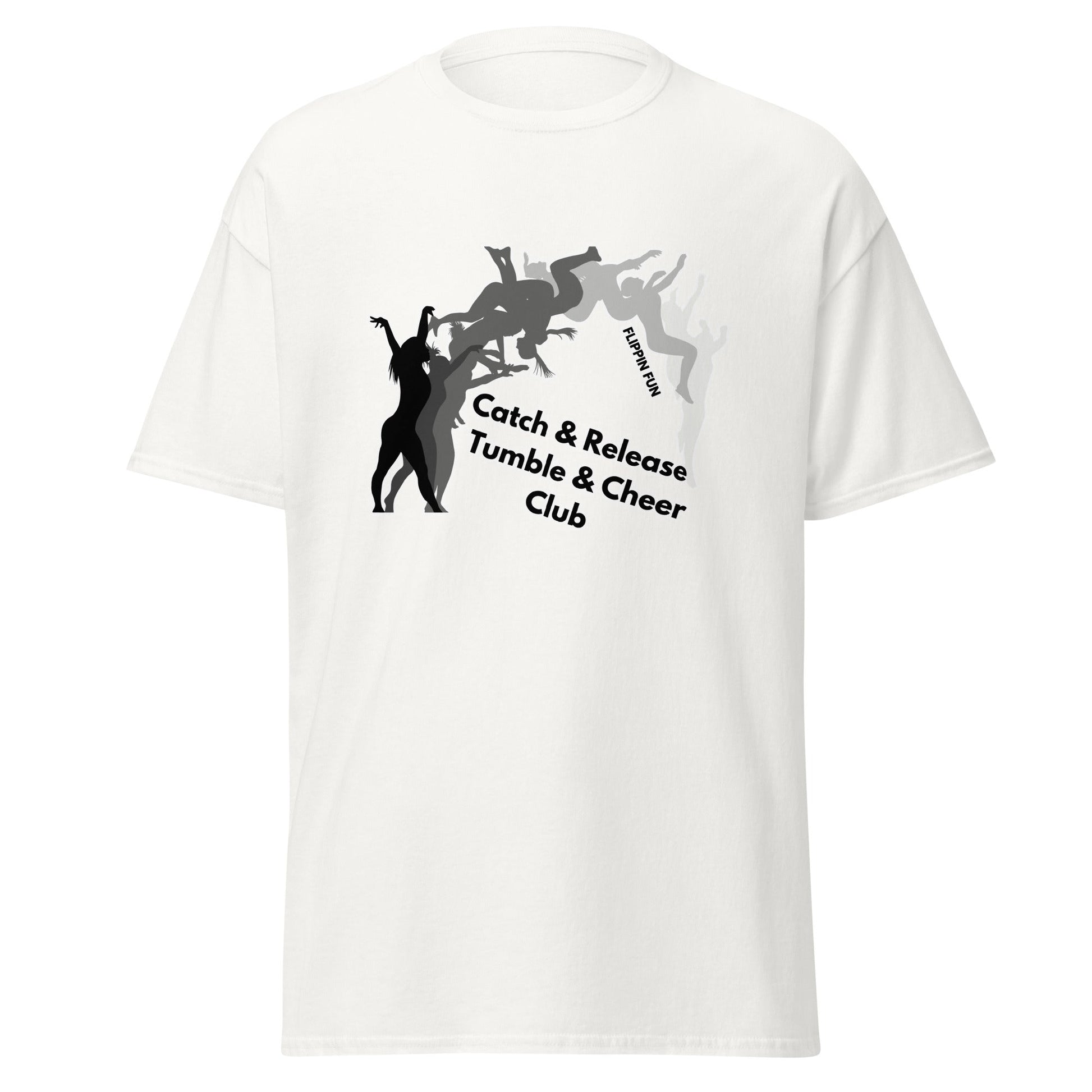 Classic | T-Shirt | Catch & Release Tumble & Cheer Club | Tumble Logo
