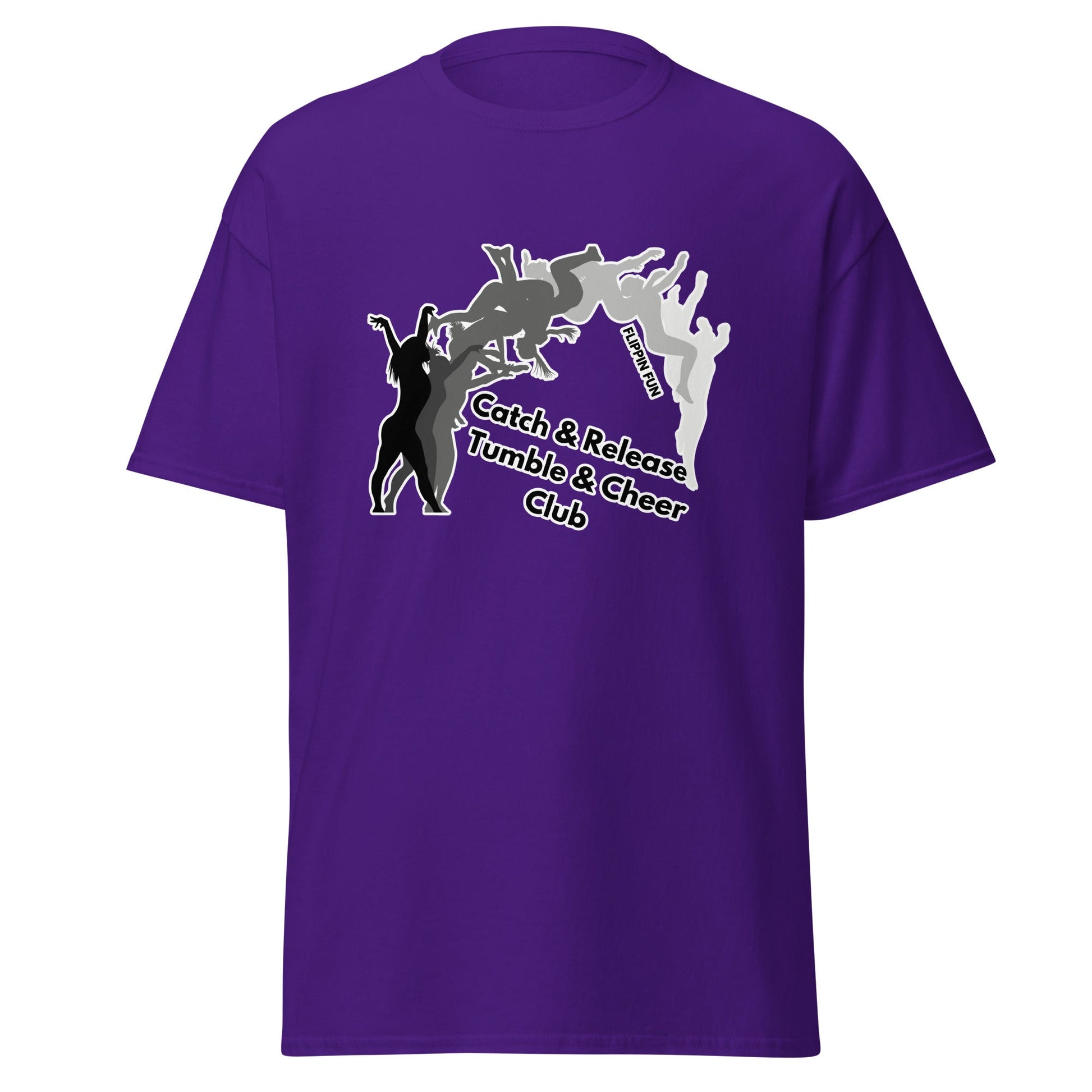 Classic | T-Shirt | Catch & Release Tumble & Cheer Club | Tumble Logo