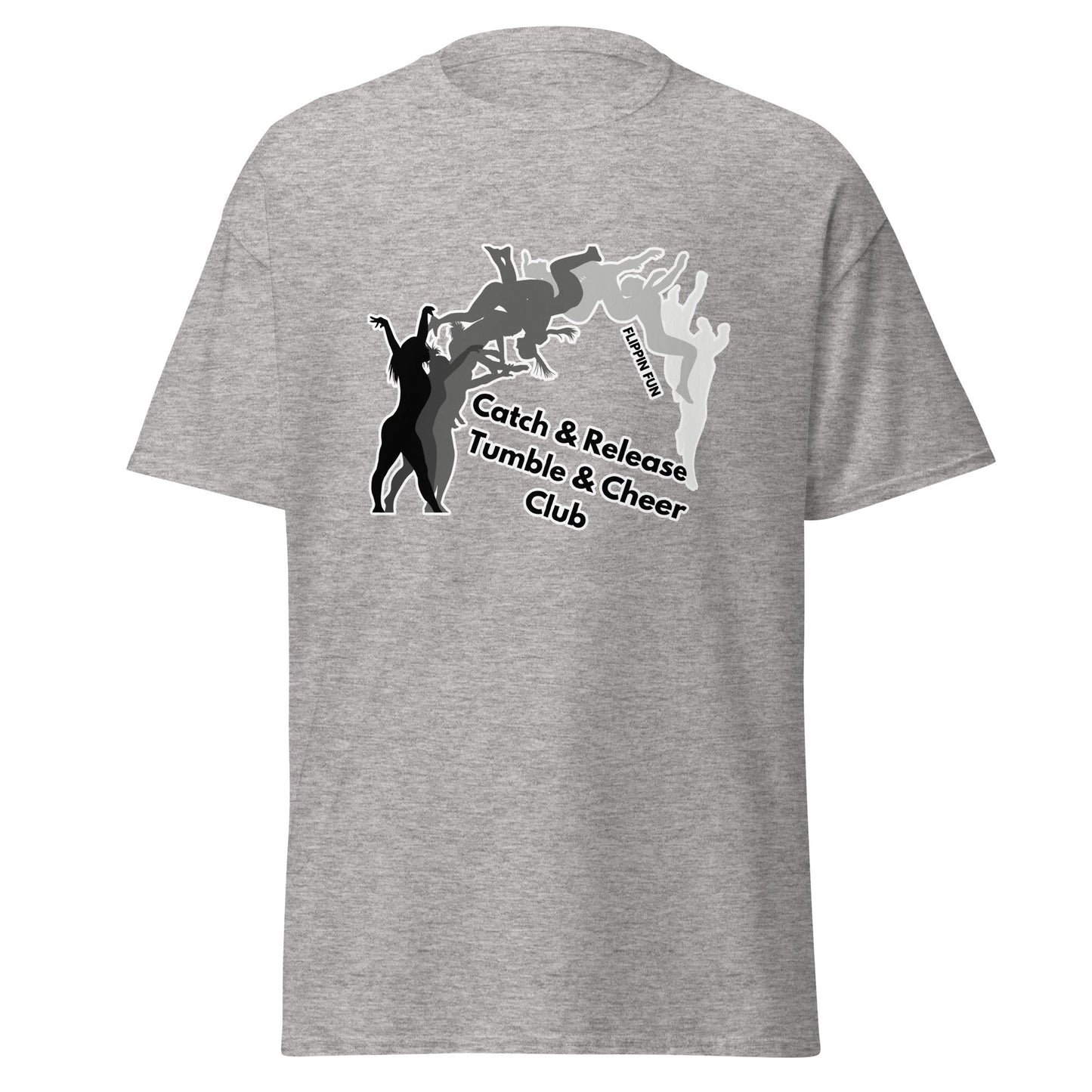 Classic | T-Shirt | Catch & Release Tumble & Cheer Club | Tumble Logo