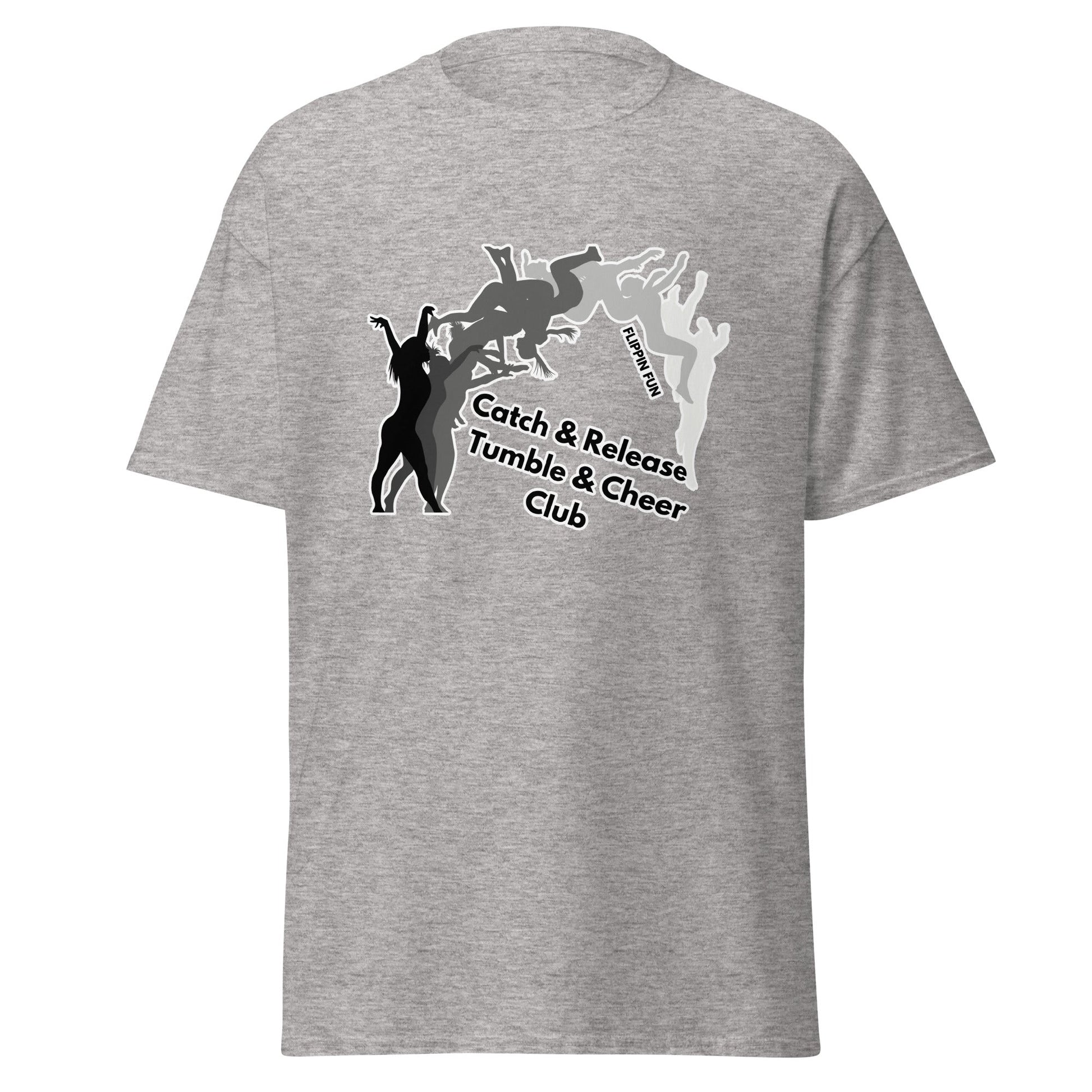 Classic | T-Shirt | Catch & Release Tumble & Cheer Club | Tumble Logo