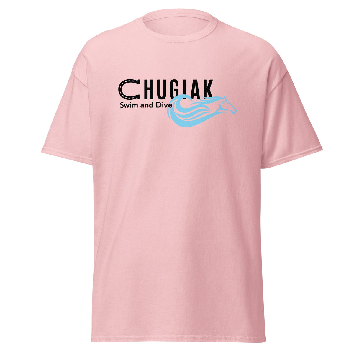 Classic | T-Shirt | Chugiak Mustang Swim & Dive | Crest Logo