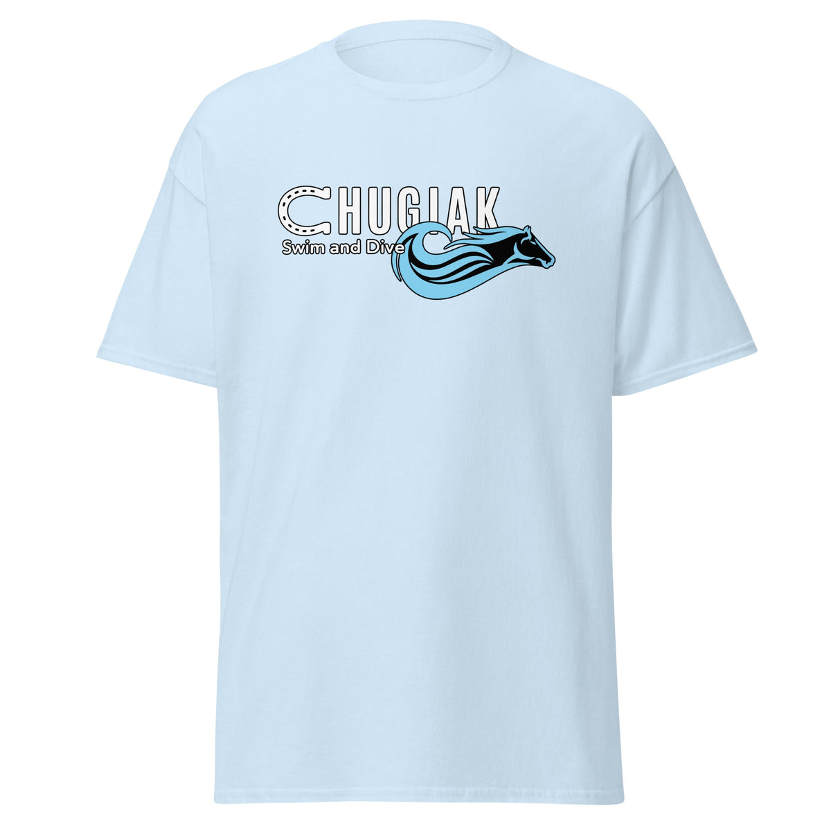 Classic | T-Shirt | Chugiak Mustang Swim & Dive | Emblem Logo