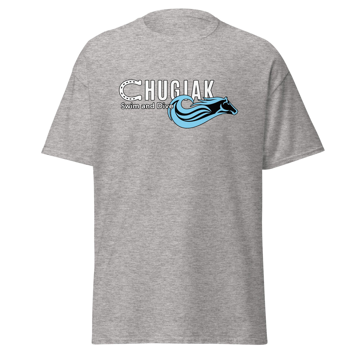 Classic | T-Shirt | Chugiak Mustang Swim & Dive | Emblem Logo