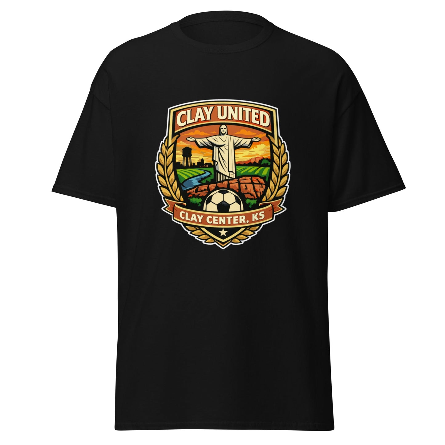 Classic | T-Shirt | Clay United | Crest Logo