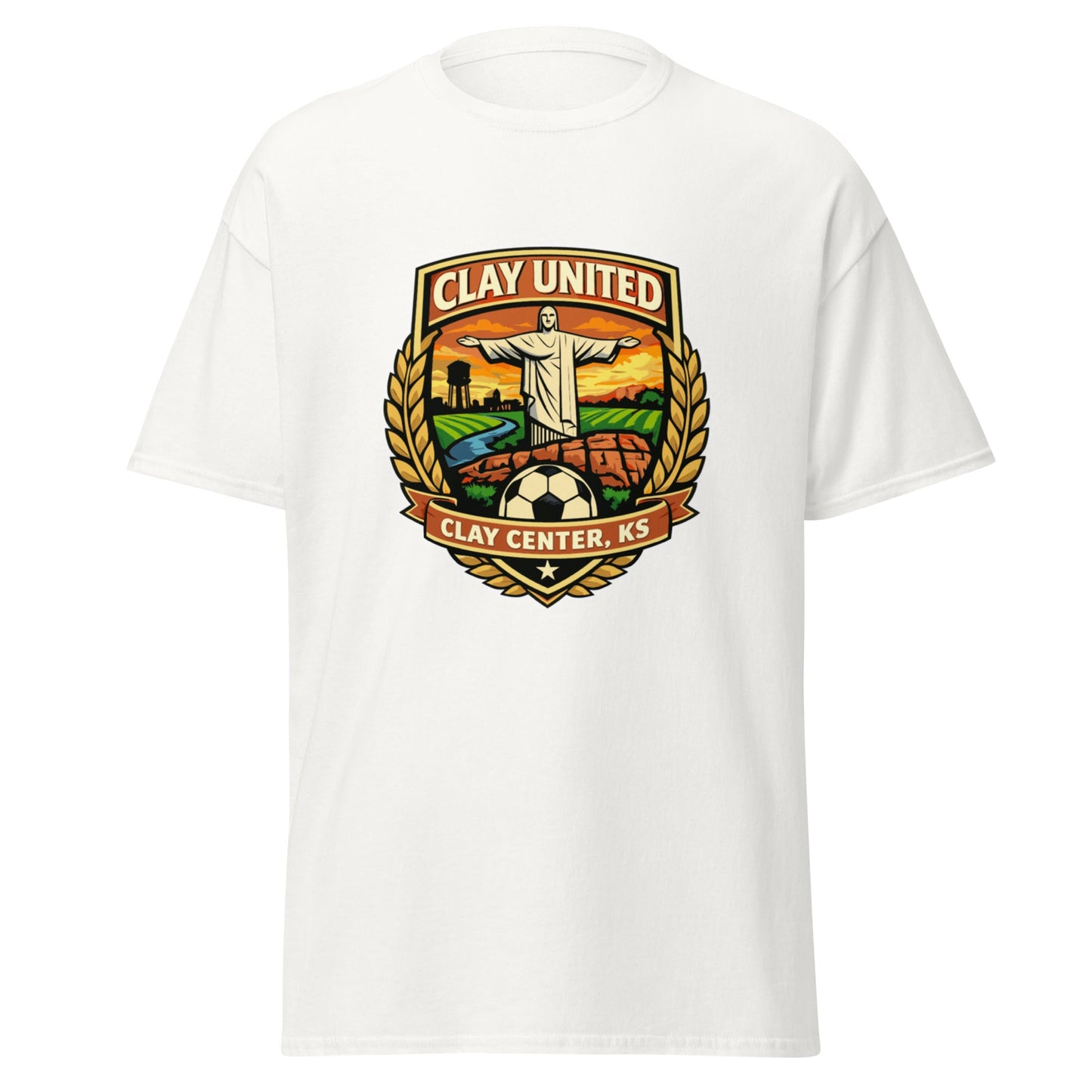Classic | T-Shirt | Clay United | Crest Logo