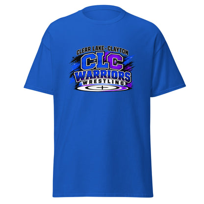 Classic | T-Shirt | Clear Lake - Clayton Wrestling | Vanguard Logo