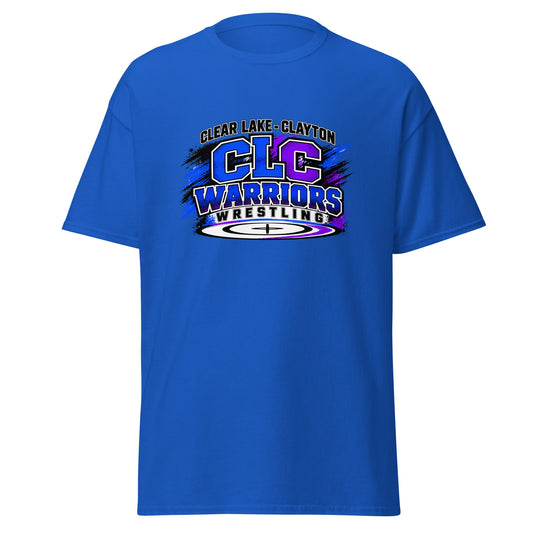 Classic | T-Shirt | Clear Lake - Clayton Wrestling | Vanguard Logo
