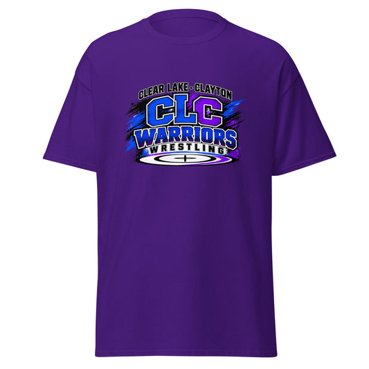 Classic | T-Shirt | Clear Lake - Clayton Wrestling | Vanguard Logo